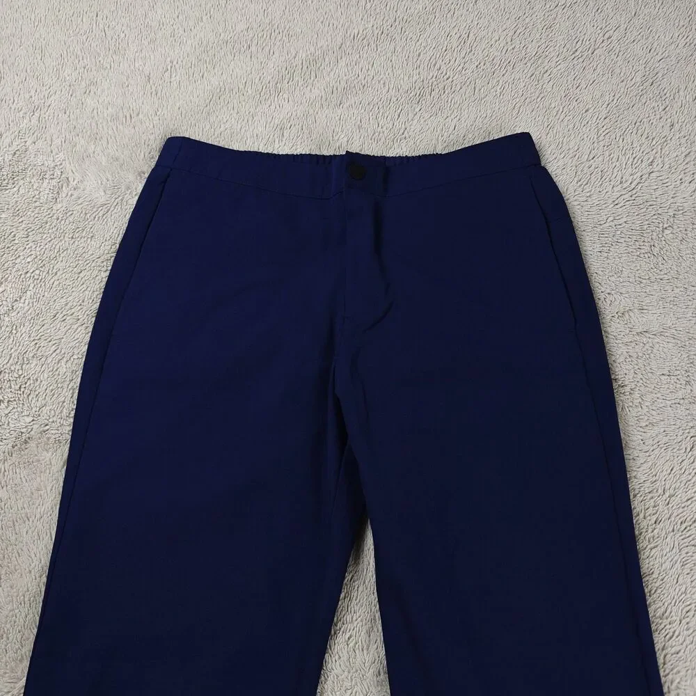 Banana Republic Motion Tech Hybrid Pants Men's 32x29 Navy Blue Stretch Chino